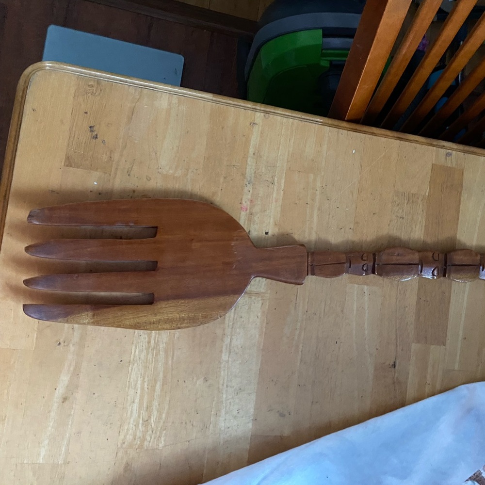 Wood tiki totem